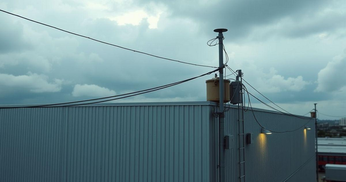 Sistema de SPDA é essencial para proteção contra descargas atmosféricas, descubra como funciona e sua importância.